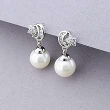 картинка Серьги 'XUPING' Майорка (родий) от магазина Wolves