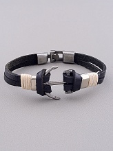 картинка Браслет Кожа 23 см от магазина Wolves