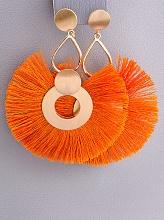 картинка Серьги Нитки 'FJ' от магазина Wolves