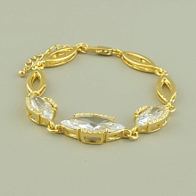 картинка Браслет 'Winniana' Фианит 20 см (позолота 18к (лимонная)) от магазина Wolves