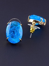 картинка Серьги 'Juleeze' Фианит (позолота 18к) от магазина Wolves