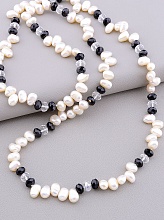 картинка Бусы Жемчуг Чешский хрусталь 86 см от магазина Wolves