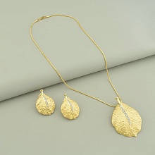 картинка Подвеска+Серьги 'Fashion' Фианит 45 см от магазина Wolves