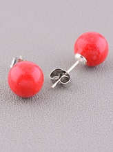 картинка Серьги 'SUNSTONES' Коралл от магазина Wolves