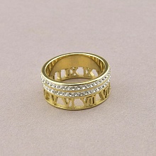 картинка Кольцо 'XUPING' Фианит (позолота 18к (лимонная)) от магазина Wolves