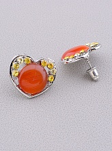 картинка Серьги 'Fashion' Кошачий глаз Бижутерный сплав от магазина Wolves