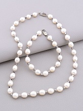 картинка Бусы+Браслет Жемчуг 44 см от магазина Wolves