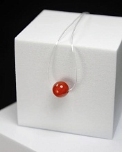 картинка Чокер невидимка с камнем Сердолик от магазина Wolves