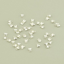 картинка Зажим для фурнитуры с родиевым покрытием от магазина Wolves