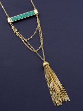 картинка Подвеска 'Fashion' Малахит 65 см от магазина Wolves