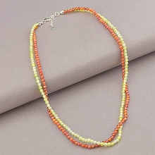 картинка Подвеска 'SUNSTONES' Циркон Серебро(925) 41 см от магазина Wolves