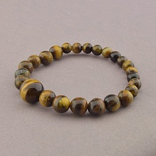 картинка Браслет 'SUNSTONES' Тигровый глаз 17 см от магазина Wolves