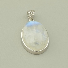 картинка Кулон Лунный камень 28х18мм (Серебро(925)) от магазина Wolves