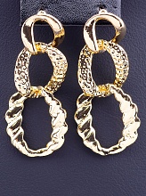 картинка Серьги 'FJ' 42х16мм от магазина Wolves