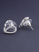 картинка Серьги 'Big Dipper' Фианит (родий) от магазина Wolves