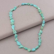 картинка Бусы Бирюза 48 см от магазина Wolves