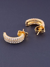 картинка Серьги 'XUPING' Фианит (позолота 18к) от магазина Wolves