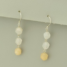 картинка Серьги 'SUNSTONES' Агат Серебро(925) от магазина Wolves