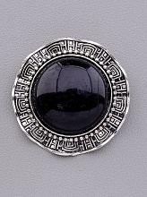 картинка Брошь Агат 40x40мм от магазина Wolves