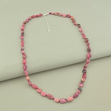 картинка Бусы 'SUNSTONES' Родонит Серебро(925) 52 см от магазина Wolves