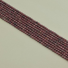 картинка Нитка Гранат 39 см 4 мм (Без замка) от магазина Wolves