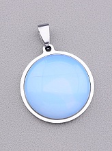 картинка Кулон 'Stainless Steel' Лунный камень от магазина Wolves