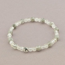 картинка Браслет 'SUNSTONES' Волосатик Горный хрусталь 20 см от магазина Wolves