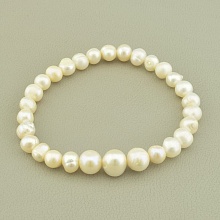 картинка Браслет 'SUNSTONES' Жемчуг 20 см от магазина Wolves