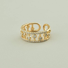 картинка Кольцо 'XUPING' Фианит (позолота 18к) от магазина Wolves