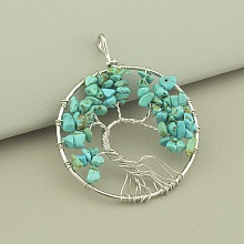 картинка Кулон Бирюза 60x50мм от магазина Wolves