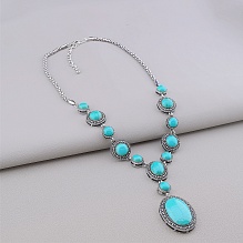 картинка Подвеска Бирюза 54 см от магазина Wolves