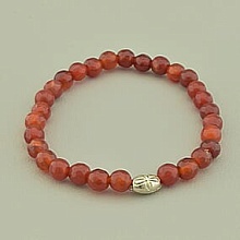 картинка Браслет 'SUNSTONES' Сердолик 17 см от магазина Wolves