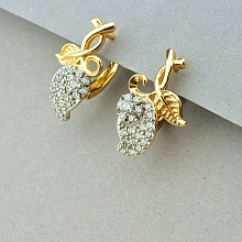 картинка Серьги 'XUPING' Фианит (позолота-родий) от магазина Wolves