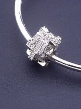 картинка Шарм Фианит 14х11 (родий) от магазина Wolves