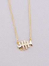 картинка Подвеска 'XUPING' Фианит 43 см (позолота 18к) от магазина Wolves