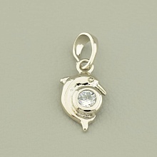 картинка Кулон 'XUPING' Фианит (родий) от магазина Wolves