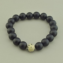 картинка Браслет 'SUNSTONES' Шунгит Яшма 18 см от магазина Wolves