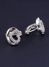 картинка Серьги 'XUPING' Фианит (родий) от магазина Wolves