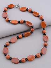 картинка Бусы Золотой Песок Чешский хрусталь 51 см от магазина Wolves