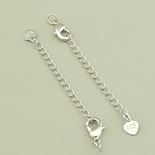 картинка Замочек 12х6мм (родий) от магазина Wolves