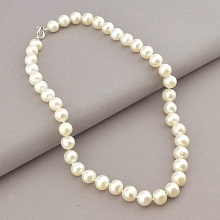 картинка Бусы 'SUNSTONES' Жемчуг Серебро(925) 44 см от магазина Wolves