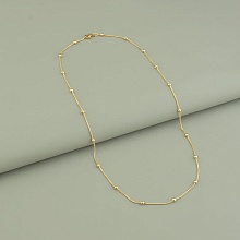 картинка Цепь из медицинской стали, позолоченная, на карабине 'XUPING' 50 см от магазина Wolves