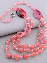 картинка Бусы Агат Кварц 65 см от магазина Wolves