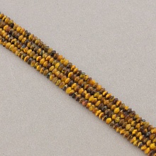 картинка Нитка Тигровый глаз 39 см 3 мм (Без замка) от магазина Wolves