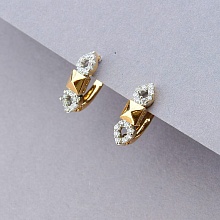 картинка Серьги 'XUPING' Фианит  (позолота-родий) от магазина Wolves