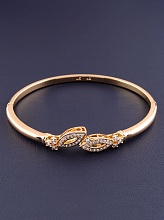 картинка Браслет 'XUPING' Фианит 17 см (позолота 18к) от магазина Wolves