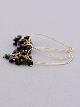 картинка Серьги 'Stainless Steel' Агат Чешский хрусталь от магазина Wolves