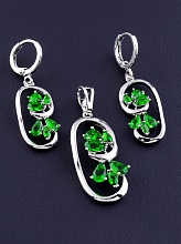 картинка Набор 'XUPING' Фианит (родий) от магазина Wolves