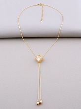 картинка Подвеска 'XUPING' Фианит 52 см (позолота 18к) от магазина Wolves