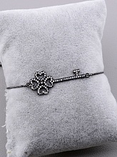 картинка Браслет 'SUNSTONES' Фианит 17 см (хром) от магазина Wolves